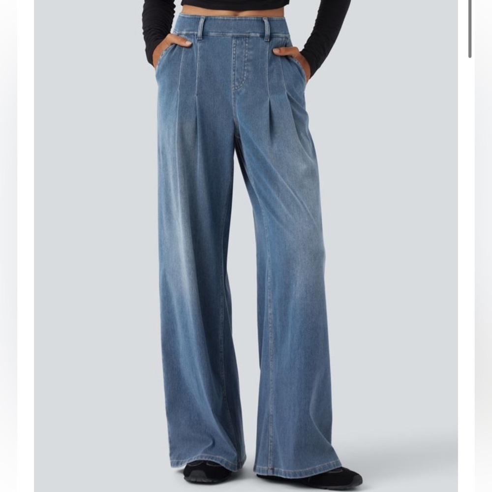 Halara - Flex Denim Wide Leg Jeans - Size XS - Medium Wash